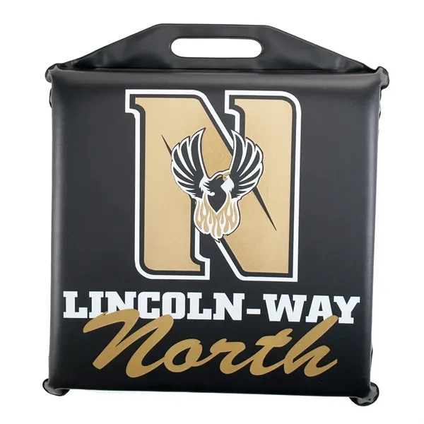 Thick, durable 10 mil. phthalate-free vinyl seat cushion with a built-in... from ASI 77280 Pepco Poms / Pepco Poms