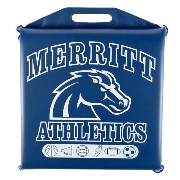 Thick, durable 10 mil. phthalate-free vinyl seat cushion with a built-in... from ASI 77280 Pepco Poms / Pepco Poms