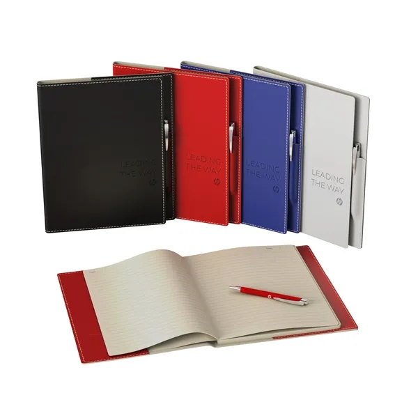Combo includes ST4571 Bradford A4 size, softcover refillable perfect-bound journal, and... from ASI 88660 Spector & Co.