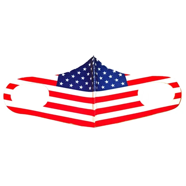 Flag Design FACE MASK, provides comfortable protection all day long, washable... from ASI 64845 Kin Image Inc / Himmers International Inc. DBA Kin Image Inc