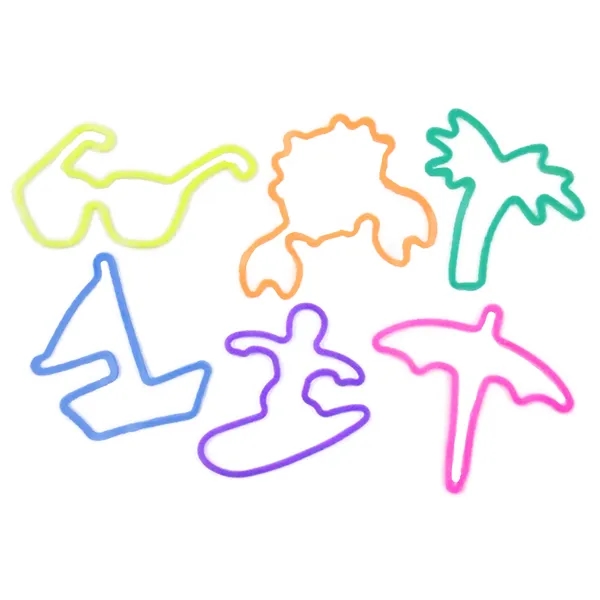 Ocean Animal Shapes Rubber Band - Assorted Shapes & Colors... from ASI 45100 Chulani Promotional Products, Inc