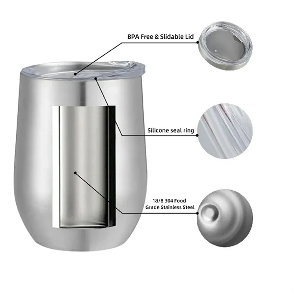 12 oz stainless steel tumbler with matte powder-coated finish and vacuum... from ASI 64845 Kin Image Inc / Himmers International Inc. DBA Kin Image Inc