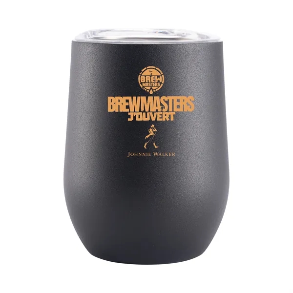12 oz stainless steel tumbler with matte powder-coated finish and vacuum... from ASI 64845 Kin Image Inc / Himmers International Inc. DBA Kin Image Inc