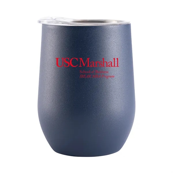 12 oz stainless steel tumbler with matte powder-coated finish and vacuum... from ASI 64845 Kin Image Inc / Himmers International Inc. DBA Kin Image Inc