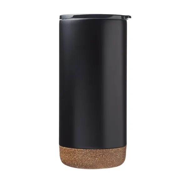 16 ounce stainless steel travel tumbler with cork bottom, powder finish... from ASI 39552 BEL Promo