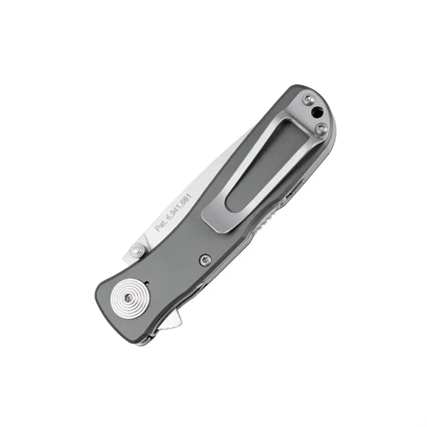 Knife that features a 3 1/2" handle with satin finish and... from ASI 46170 Compass Industries Inc