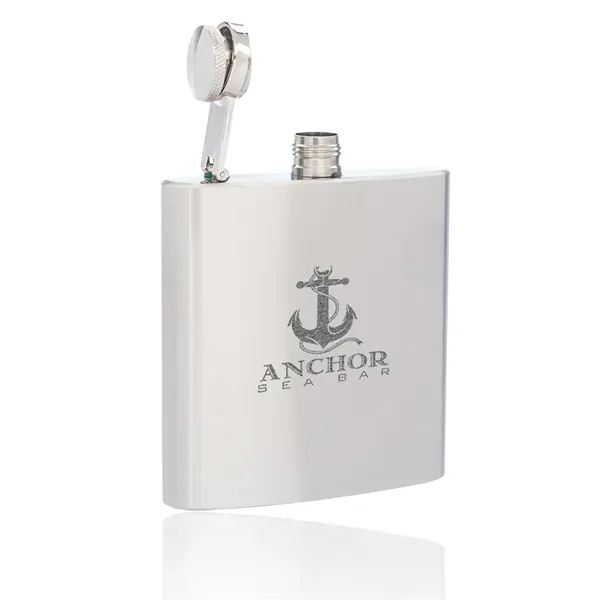 Stainless steel hip flask with double wall construction and screw on/off... from ASI 39552 BEL Promo