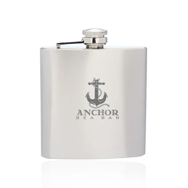 Stainless steel hip flask with double wall construction and screw on/off... from ASI 39552 BEL Promo