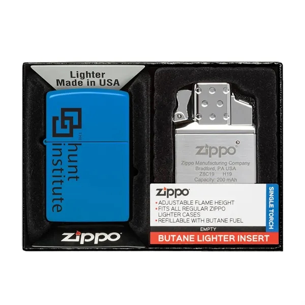Your choice of any color Matte Zippo® lighter packaged together with... from ASI 46170 Compass Industries Inc