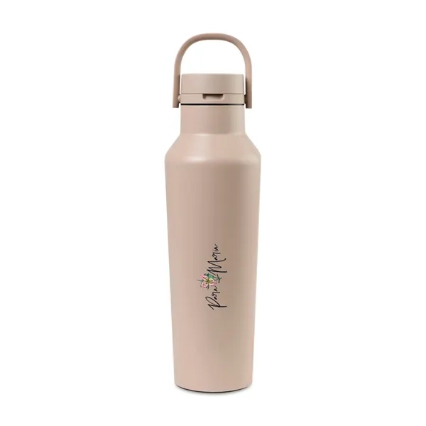 20 oz. stainless steel bottle with flip-top chug lid and silicone... from ASI 56070 Gemline / Gemline®