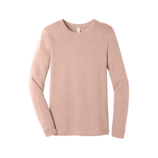 BELLA+CANVAS Unisex Heather CVC Long Sleeve Tee... from ASI 84863 SanMar