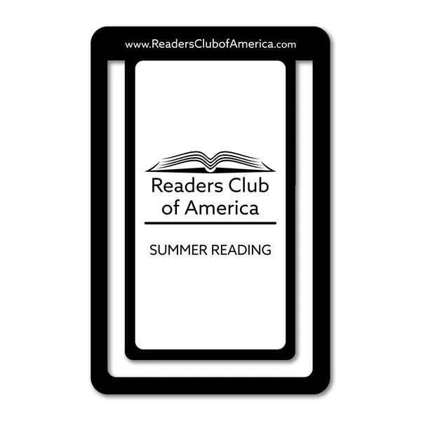 1.75" x 2.6875 rectangle bookmark available in .020" 4CP white flexible... from ASI 53430 Executive Line / Executive Line®