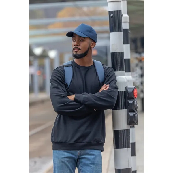 5 panel recycled cotton cap with curved visor and metal buckle.... from ASI 56070 Gemline / Gemline®