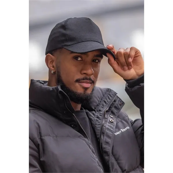 5 panel recycled cotton cap with curved visor and metal buckle.... from ASI 56070 Gemline / Gemline®