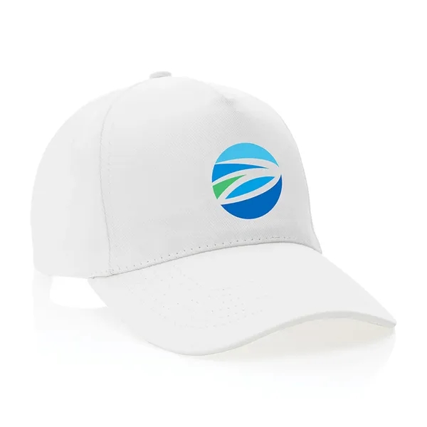 5 panel recycled cotton cap with curved visor and metal buckle.... from ASI 56070 Gemline / Gemline®