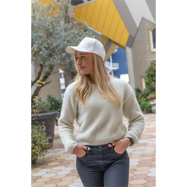 5 panel recycled cotton cap with curved visor and metal buckle.... from ASI 56070 Gemline / Gemline®