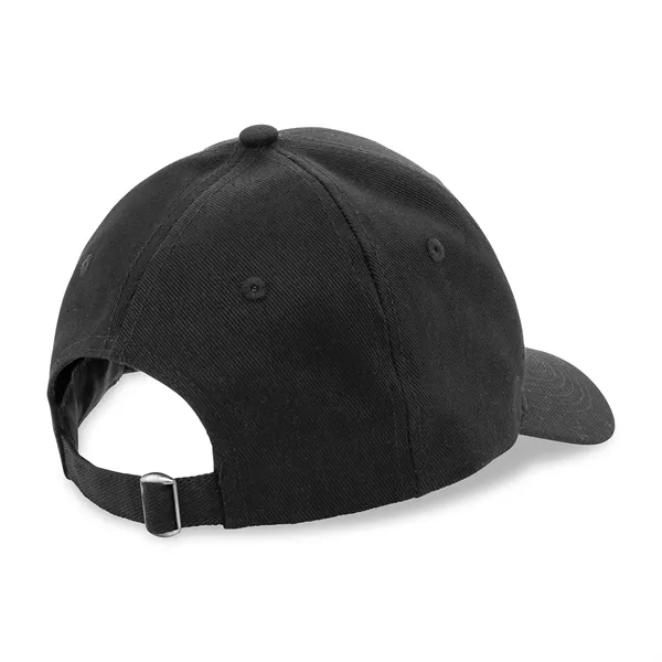 Six panel recycled cotton cap with curved visor, embroidered eyelets and... from ASI 56070 Gemline / Gemline®