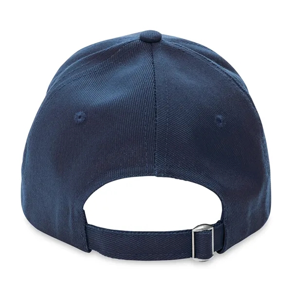 Six panel recycled cotton cap with curved visor, embroidered eyelets and... from ASI 56070 Gemline / Gemline®