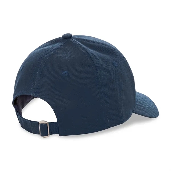 Six panel recycled cotton cap with curved visor, embroidered eyelets and... from ASI 56070 Gemline / Gemline®