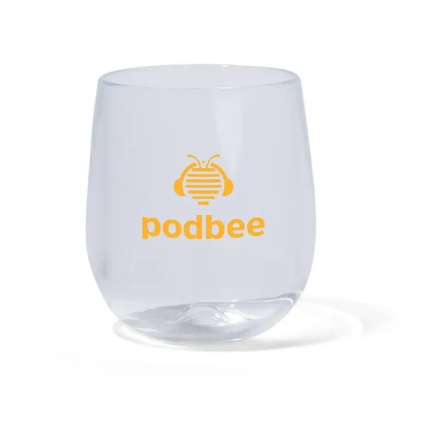 12oz SILIPINT® Stemless Wine Glass of 100% Silicone, flexible won't break,... from ASI 79933 Prorose Inc / ProRose An Arch Promo Group Division