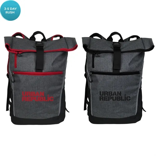 12" x 12" x 5" extra large backpack with multiple pockets... from ASI 57653 Gold Bond