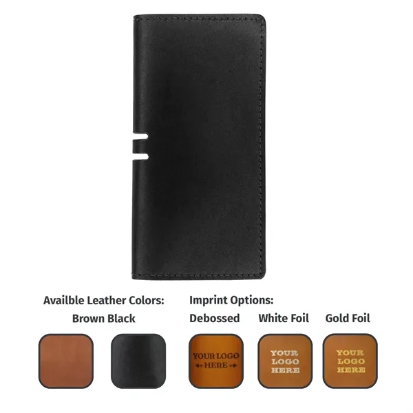 Check Presenter -2 Pocket/Riveted Card Holder -- Closed (4"w x 7.5"h)... from ASI 75126 Oowee Products