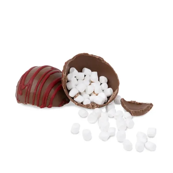 Red Drizzle Hot Chocolate Bomb in Full Color Gift Box... from ASI 44900 NC Custom (CI/Lanco) / Chocolate Inn