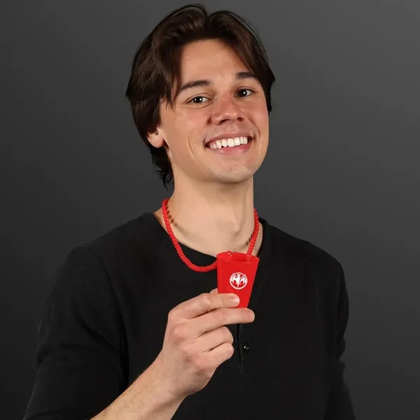 Shot Glass Bead Necklace (NON-Light Up); Blank and Imprinted Options... from ASI 34194 ALightPromos