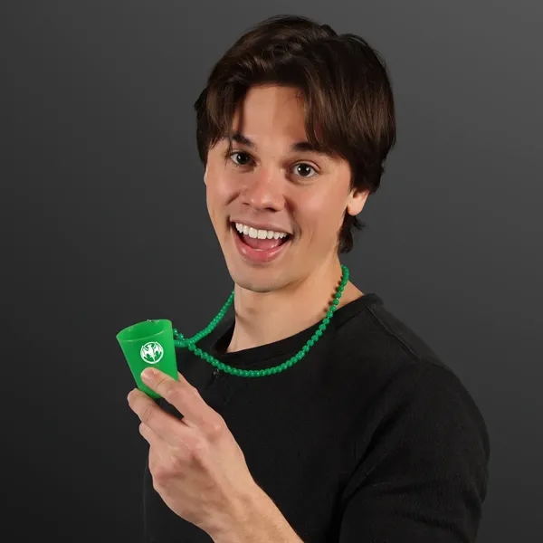 Shot Glass Bead Necklace (NON-Light Up); Blank and Imprinted Options... from ASI 34194 ALightPromos