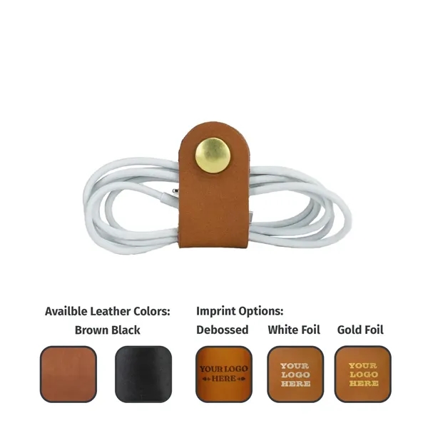 Genuine Leather Tech Snap #D with a brass button clasp. Keep... from ASI 75126 Oowee Products