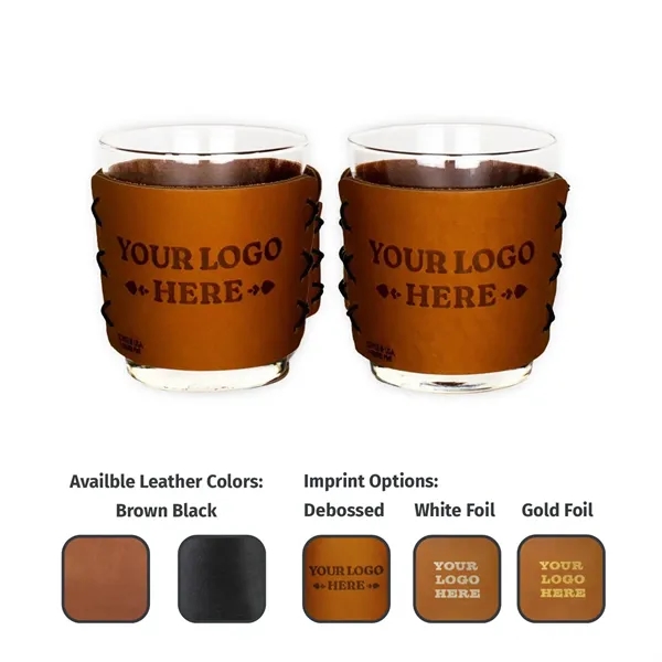 Genuine Leather Highball Sleeve Set.  Comes in a box with... from ASI 75126 Oowee Products / OOWEE PRODUCTS