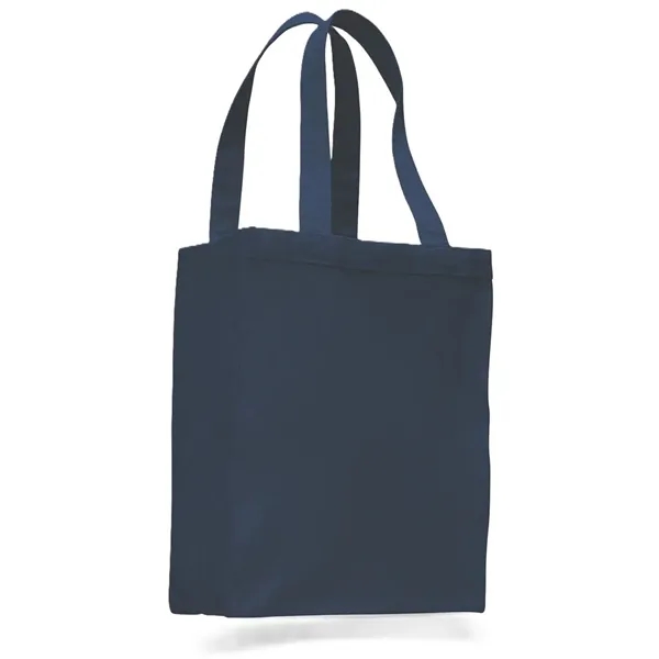Large canvas shopping tote with 5" gusset for extra capacity. Ideal... from ASI 67075 Leprechaun Promotions, LLC
