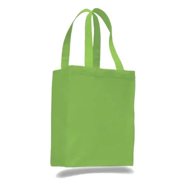 Large canvas shopping tote with 5" gusset for extra capacity. Ideal... from ASI 67075 Leprechaun Promotions, LLC