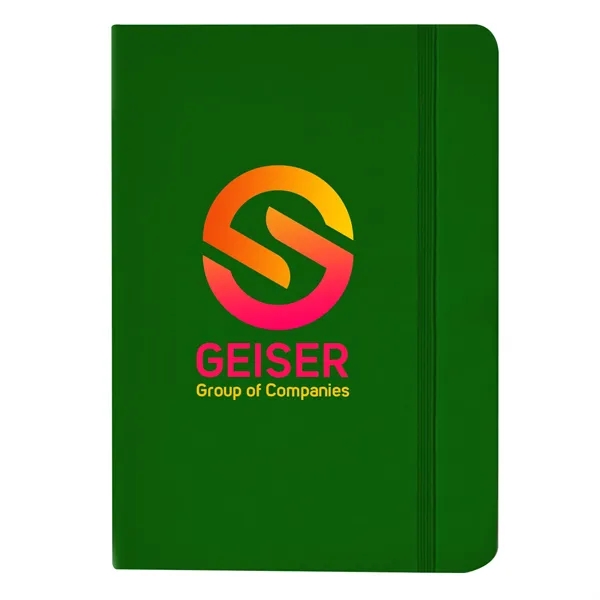 5" x 7" journal notebook with 80 lined pages, PVC cover,... from ASI 63549 Jornik Manufacturing Corp / Jornik