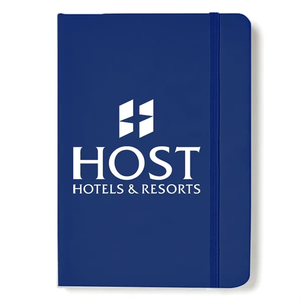 5" x 7" journal notebook with 80 lined pages. PVC cover,... from ASI 63549 Jornik Manufacturing Corp / Jornik