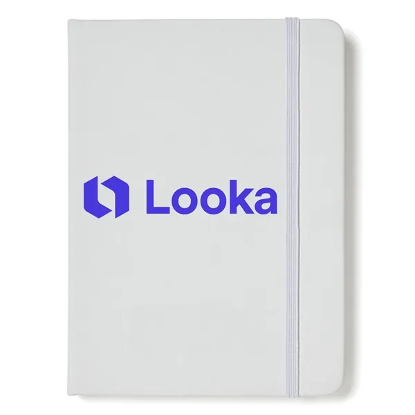 5" x 7" journal notebook with 80 lined pages. PVC cover,... from ASI 63549 Jornik Manufacturing Corp / Jornik