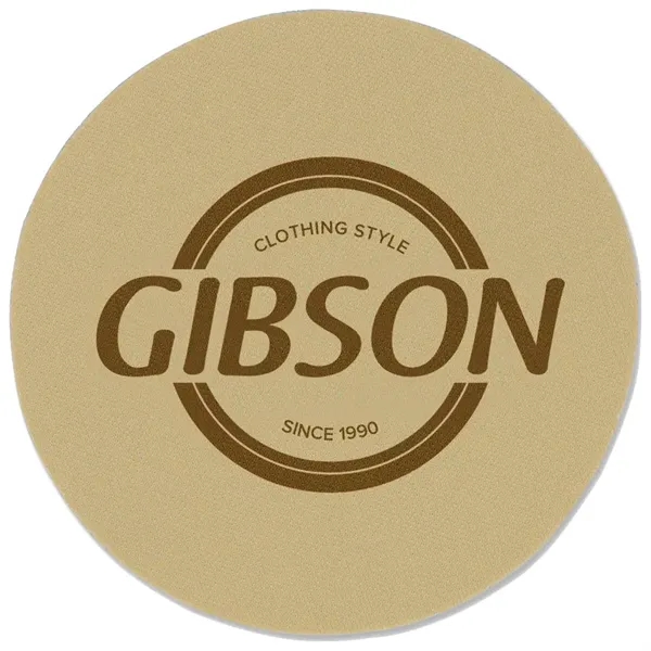 4" round PU foam-constructed drink coaster.... from ASI 39552 BEL Promo