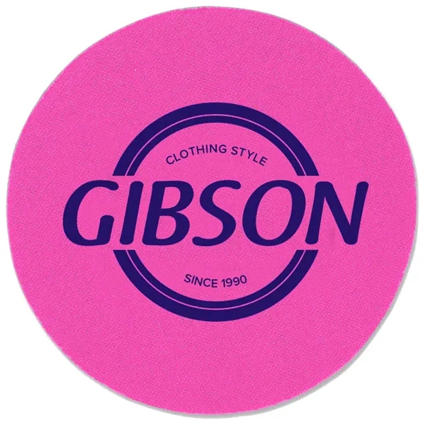 4" round PU foam-constructed drink coaster.... from ASI 39552 BEL Promo