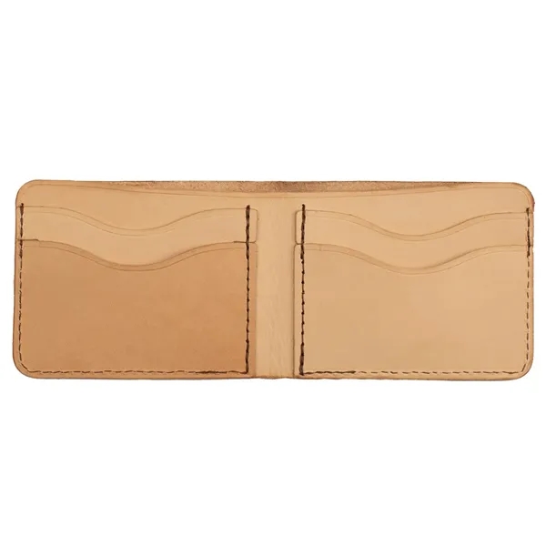 100% handcrafted Veg Tan Bifold Wallet.  Ages beautifully. Handmade in... from ASI 75126 Oowee Products