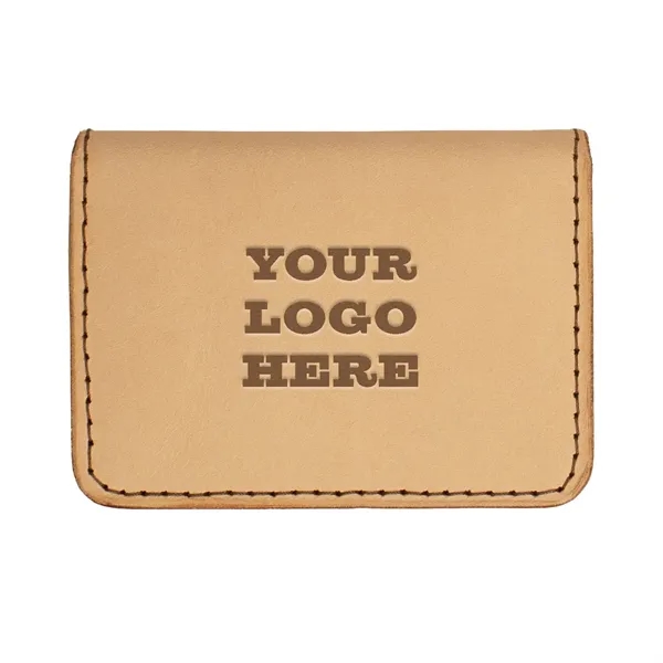 100% handcrafted Veg Tan Bifold Card Wallet.  Ages beautifully. Handmade... from ASI 75126 Oowee Products