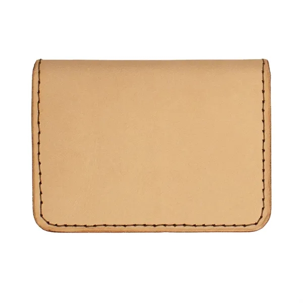 100% handcrafted Veg Tan Bifold Card Wallet.  Ages beautifully. Handmade... from ASI 75126 Oowee Products