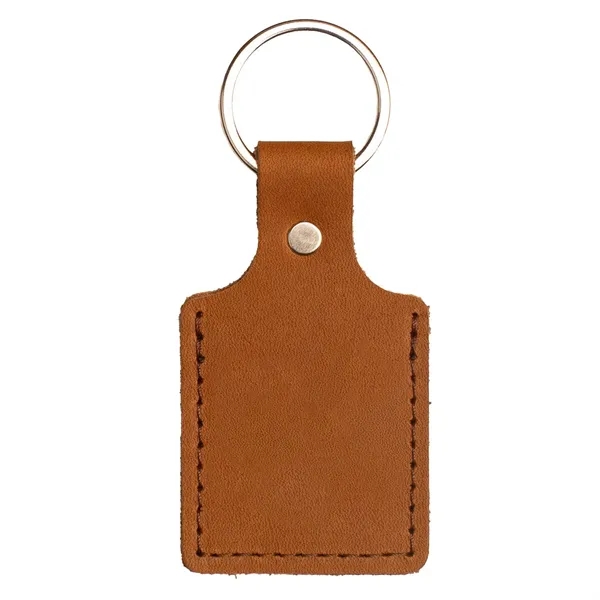 Rectangle Sewn Double Sided Keychain with Split Ring... from ASI 75126 Oowee Products