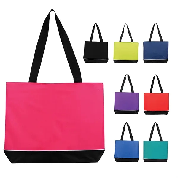 Zipper shoulder tote.... from ASI 31517 Admart Products / Admart Line