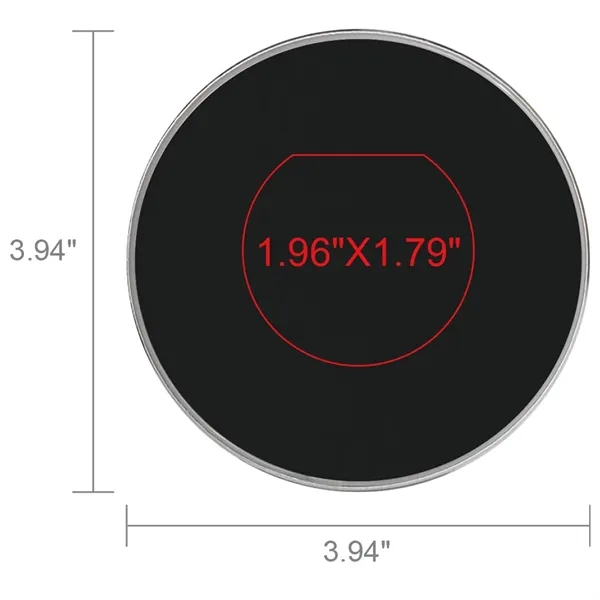 Built with one solid aluminum case, Walnut Street Light-up 15W Qi... from ASI 90154 Sunjoy Group Inc
