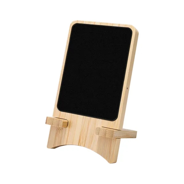 Aurora Light-up Bamboo Wireless Charger Stand: Eco-conscious, efficient, stylish. Doubles as... from ASI 90154 Sunjoy Group Inc