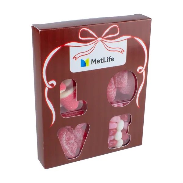 The playful "LOVE" windows give a peek into the sweet surprises... from ASI 71685 Midnite Snax®