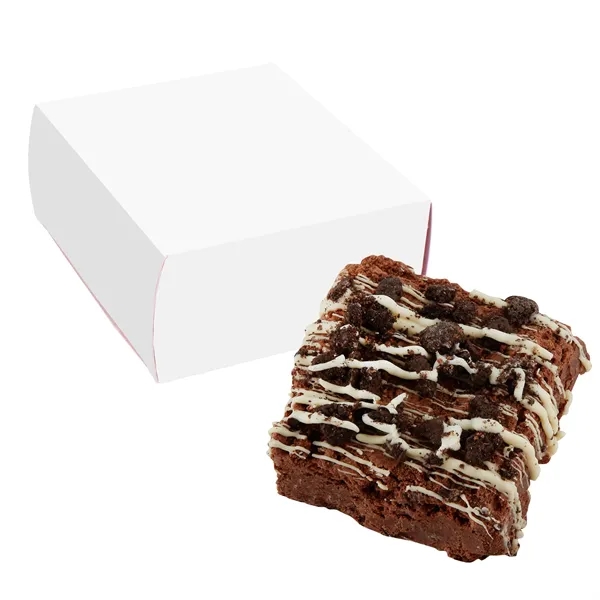 Indulge in a mouthwatering, freshly baked classic brownie, topped with cookies... from ASI 71685 Midnite Snax®