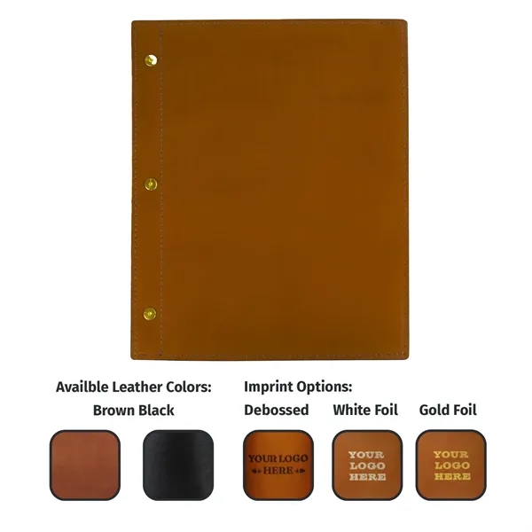 Oowee's Booklet Menu is made of full-grain cowhide leather and wood... from ASI 75126 Oowee Products