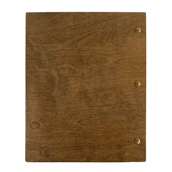 Oowee's Booklet Menu is made of full-grain cowhide leather and wood... from ASI 75126 Oowee Products
