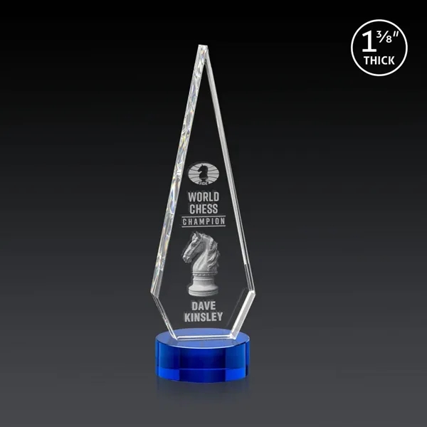 This Optical Crystal Springfield 3D Award on base features an elongated,... from ASI 84592 St Regis Group / St Regis